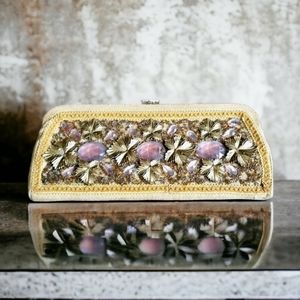 Vintage Caron of Houston Texas Beaded Train Purse